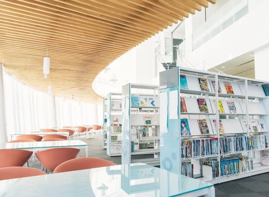 図書館の画像