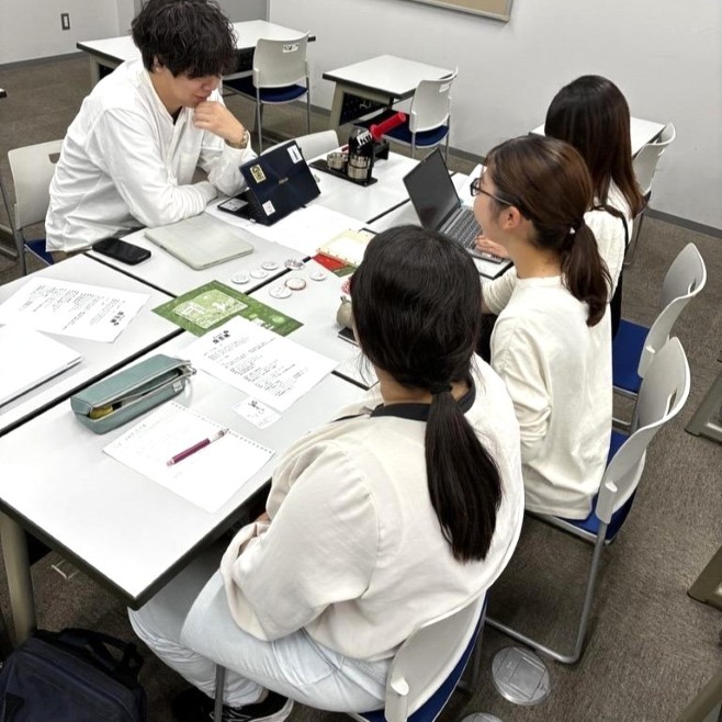 学生の打合せ風景