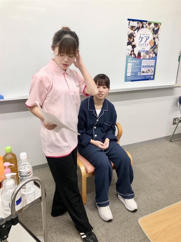 自主練の様子