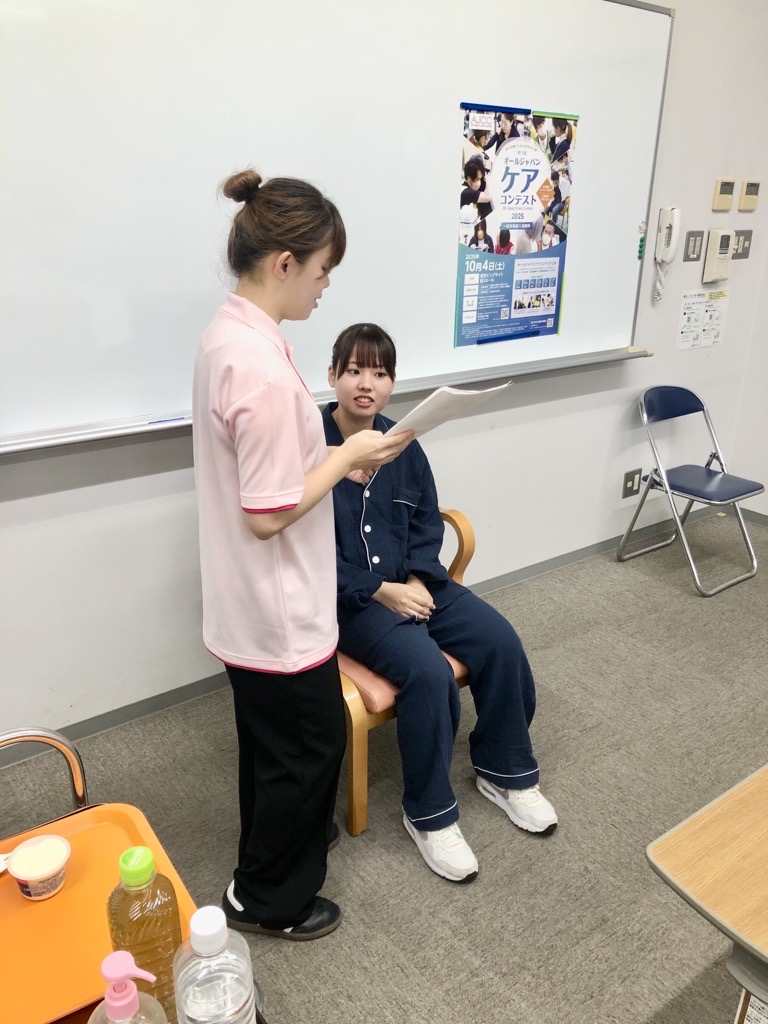 自主練の様子