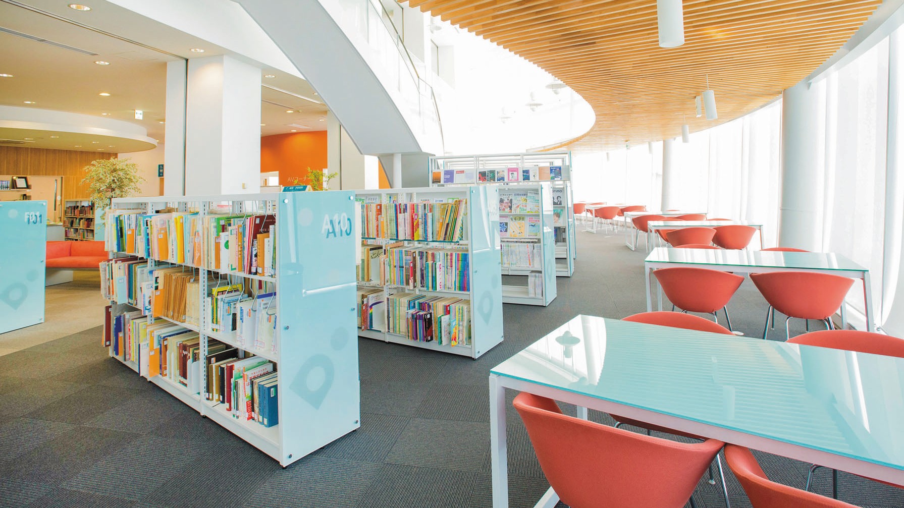 図書館内の写真