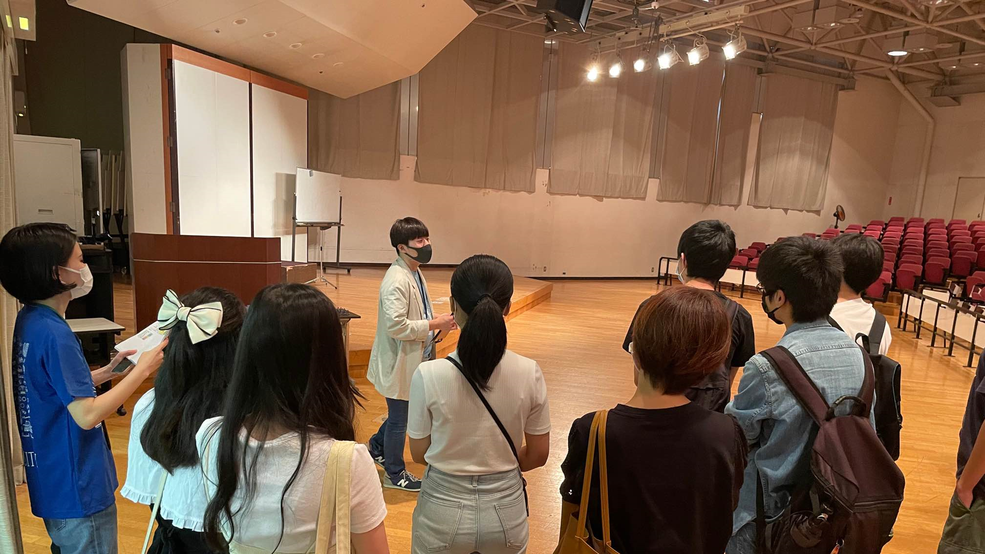 キャンパスツアーの様子